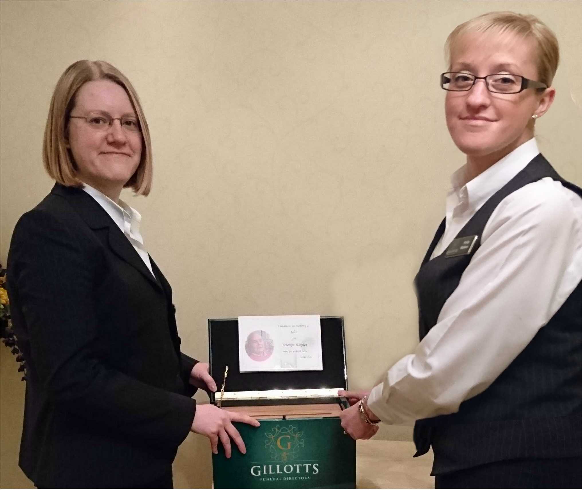 Donations in memory information for 2015