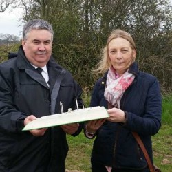 Alan visits new Natural Burial Ground