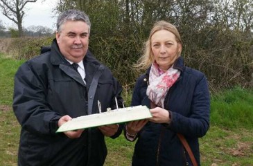 Alan visits new Natural Burial Ground