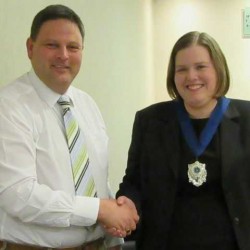 Joanne becomes President of local funeral branch