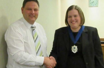 Joanne becomes President of local funeral branch