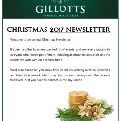 Christmas Newsletter 2017