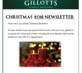Our Christmas 2018 Newsletter