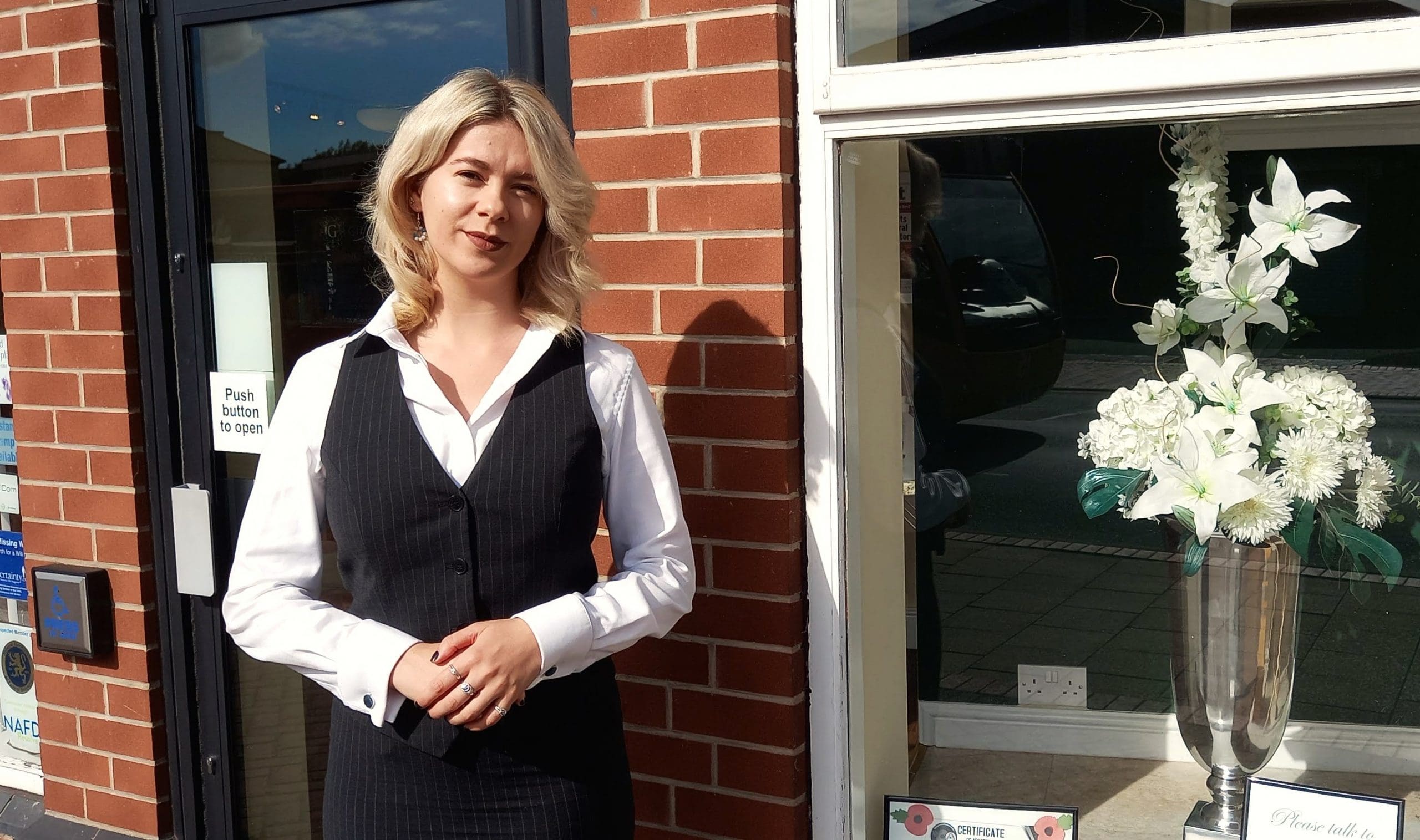 Funeral arranger Hannah settles in at Stapleford